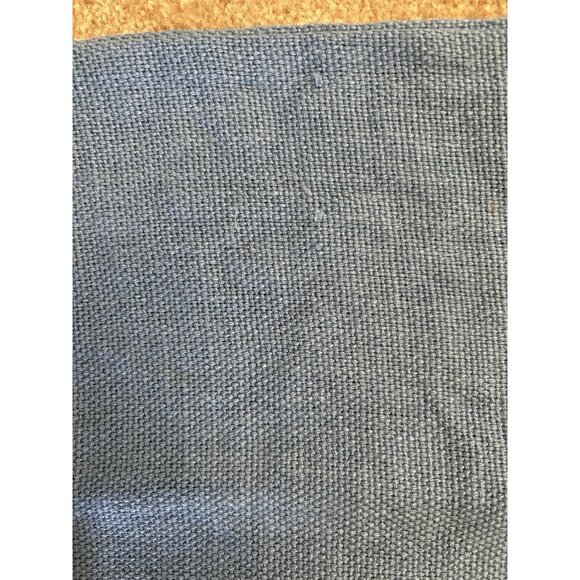 Serena & Lily Blue Linen Pillow Cover 20” X 20” Boho Tassels - Picture 6 of 7